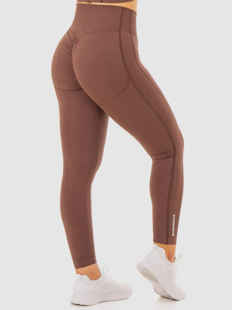 Womens medium highwaisted leggings peach bum leggings scrunch bum leggings  new